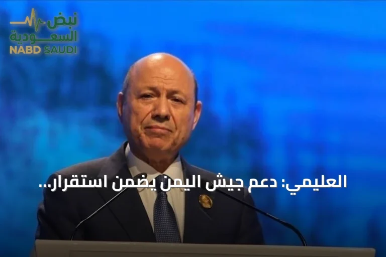 العليمي: دعم جيش اليمن يضمن استقرار التجارة والطاقة عالمياً