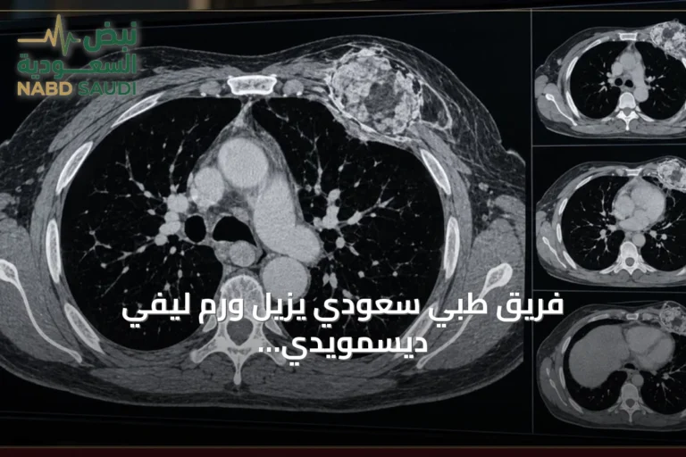 فريق طبي سعودي يزيل ورم ليفي ديسمويدي نادر من ثدي مريضة بمستشفى الملك Abdullah الجامعي