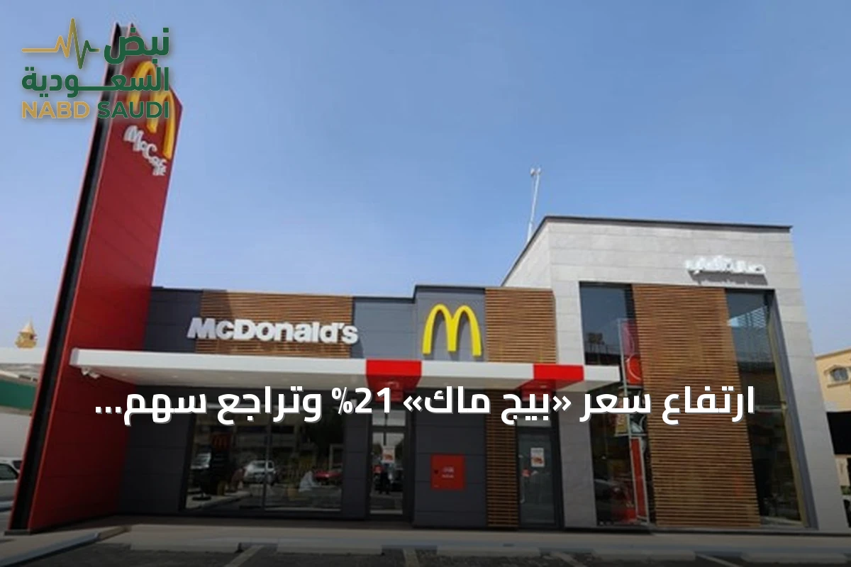 ارتفاع سعر «بيج ماك» 21% وتراجع سهم ماكدونالدز بأكثر من 20%