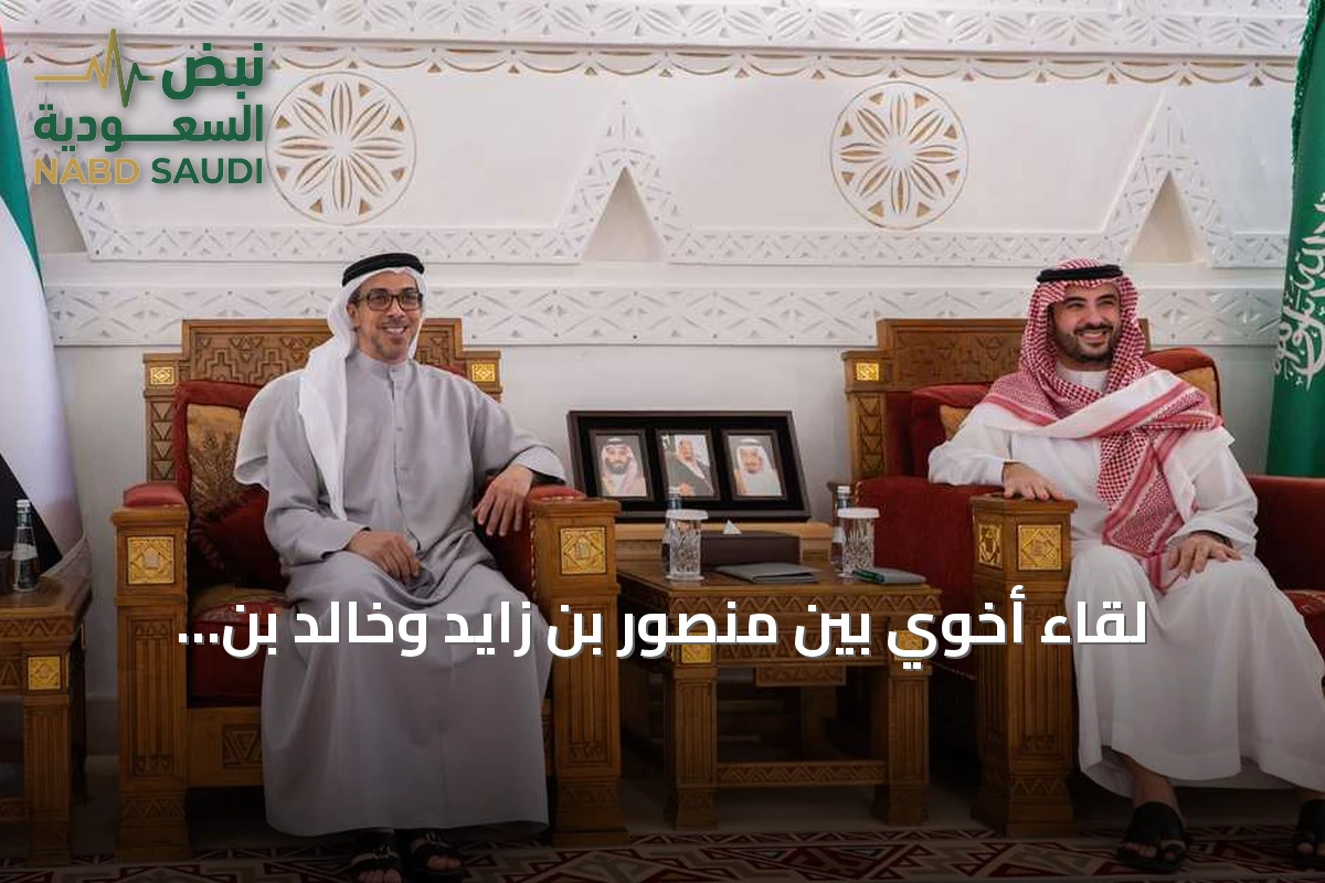 لقاء أخوي بين منصور بن زايد وخالد بن سلمان يعمق العلاقات الإماراتية السعودية