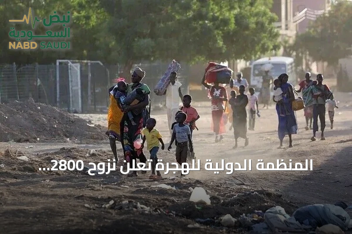 المنظمة الدولية للهجرة تُعلن نزوح 2800 شخص من قرى النيل الأزرق