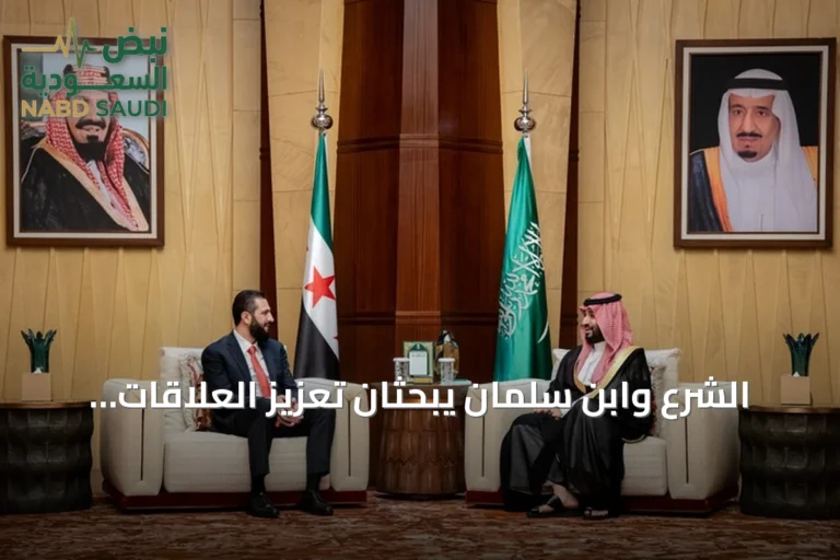 الشرع وابن سلمان يبحثان تعزيز العلاقات الثنائية وتطورات المنطقة