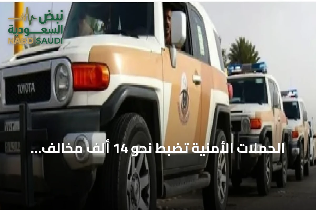الحملات الأمنية تضبط نحو 14 ألف مخالف لأنظمة الإقامة والعمل والحدود