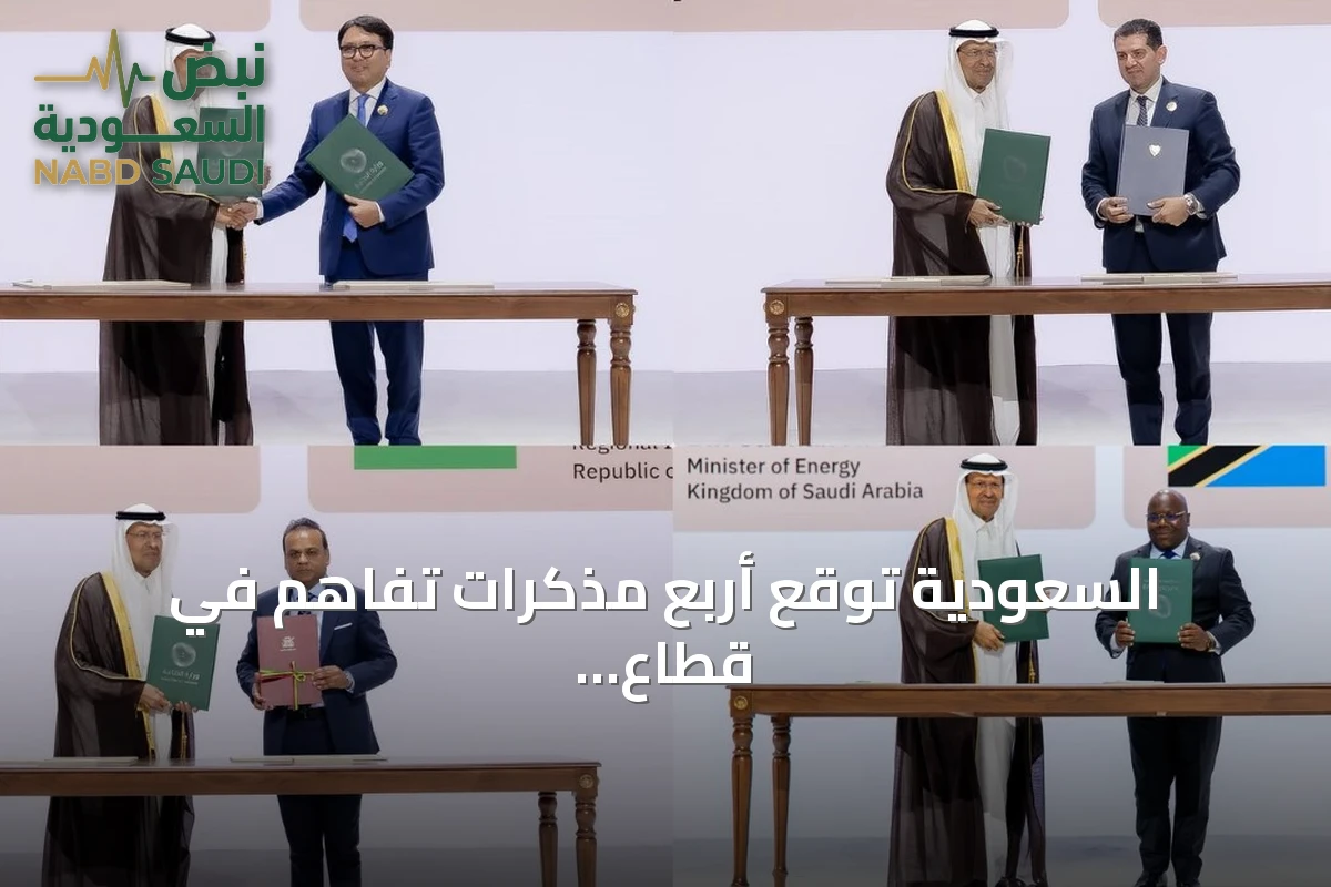 السعودية توقع أربع مذكرات تفاهم في قطاع الطاقة مع منغوليا وتنزانيا وقبرص وموريشيوس
