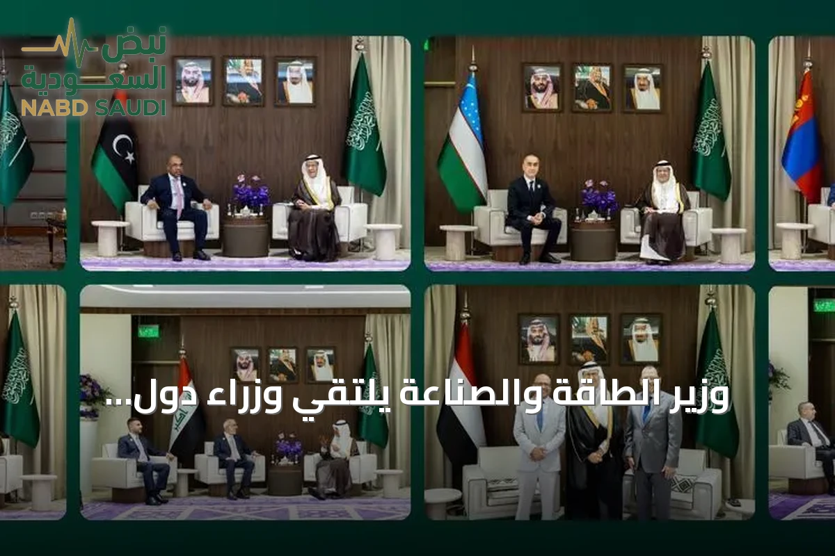 وزير الطاقة والصناعة يلتقي وزراء دول شقيقة على هامش مؤتمر البترول العالمي