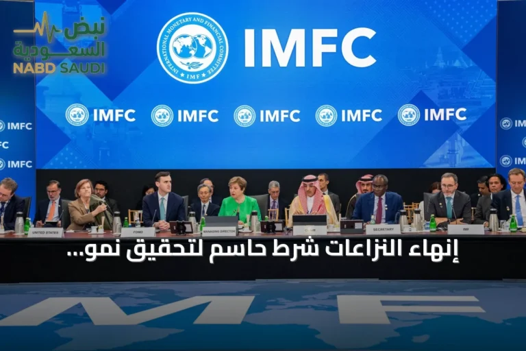 إنهاء النزاعات شرط حاسم لتحقيق نمو اقتصادي مستدام واستقرار عالمي