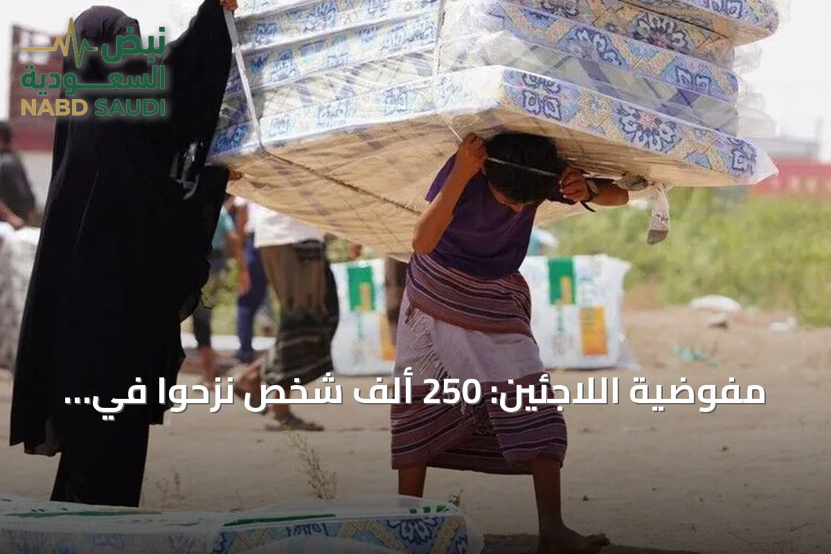 مفوضية اللاجئين: 250 ألف شخص نزحوا في اليمن منذ يوليو