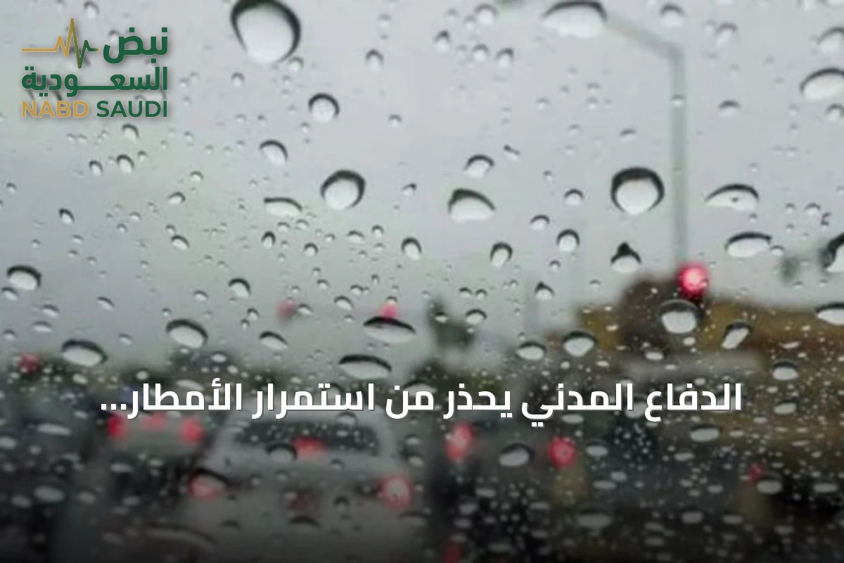 الدفاع المدني يحذّر من استمرار الأمطار الرعدية ويطالب بالبقاء في أماكن آمنة