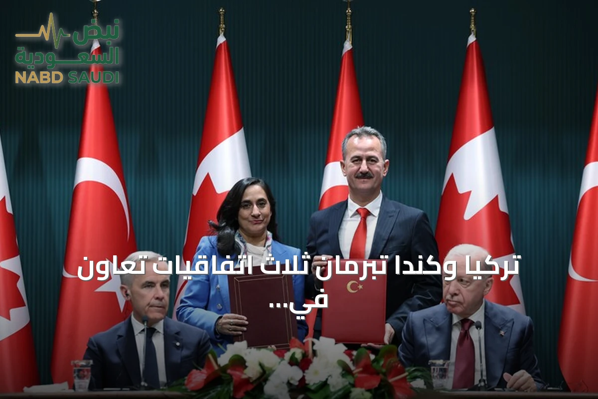 تركيا وكندا تبرمان ثلاث اتفاقيات تعاون في الدفاع والنقل والطاقة