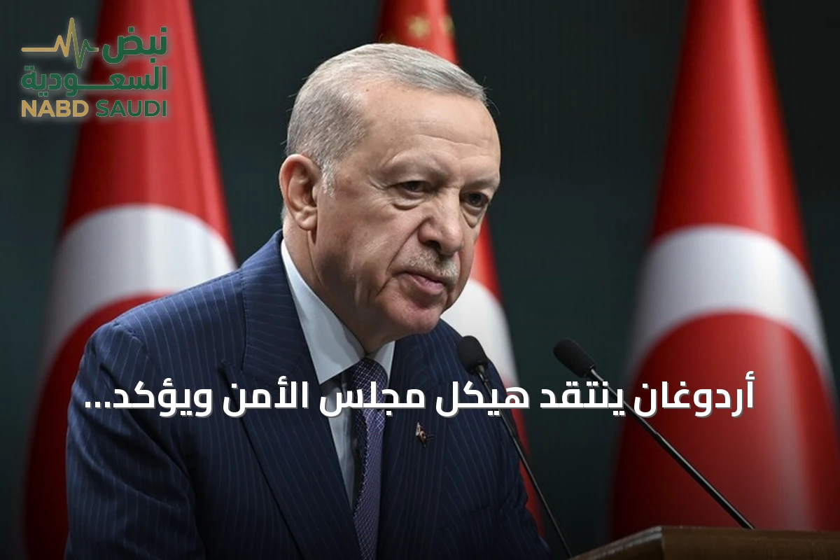 أردوغان ينتقد هيكل مجلس الأمن ويؤكد: تركيا تمهد الطريق للسلام عبر الدبلوماسية