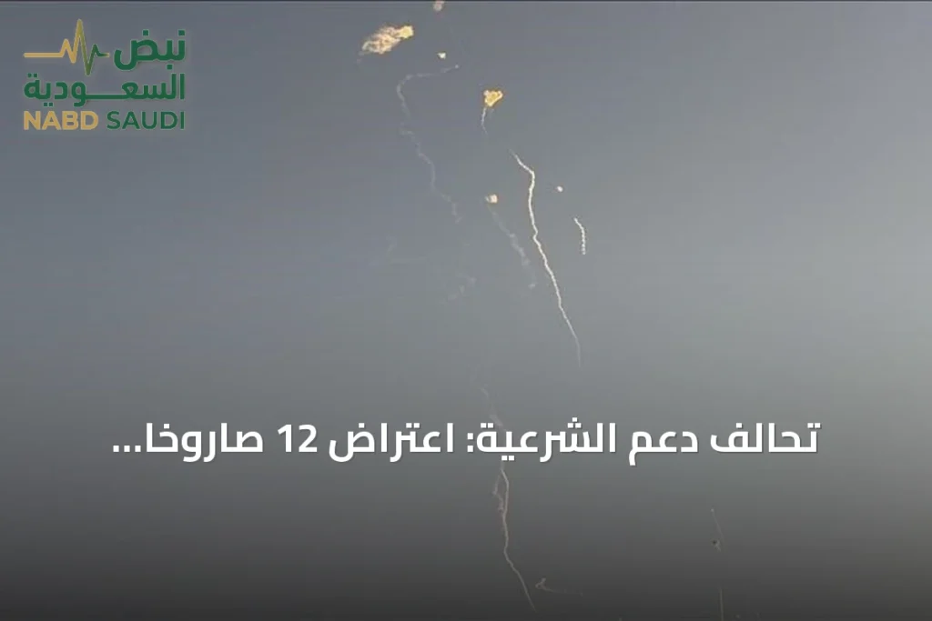 تحالف دعم الشرعية: اعتراض 12 صاروخاً ومسيرتين حوثيتين في الرياض والجنوب السعودي