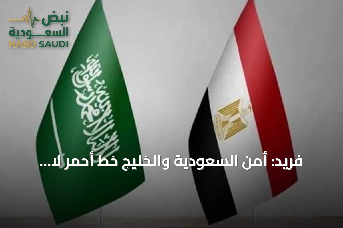 فريد: أمن السعودية والخليج خط أحمر لا يتجزأ من الأمن القومي المصري