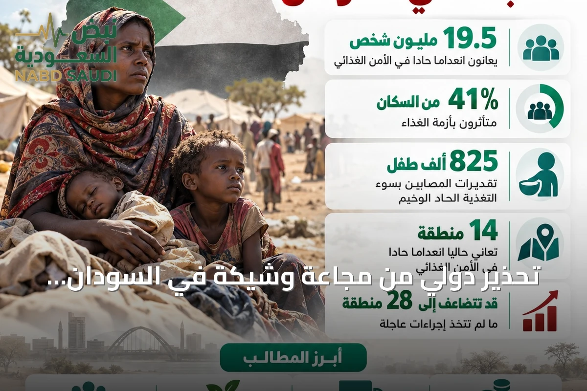 تحذير دولي من مجاعة وشيكة في السودان ودعوات عاجلة لفتح الممرات الإنسانية