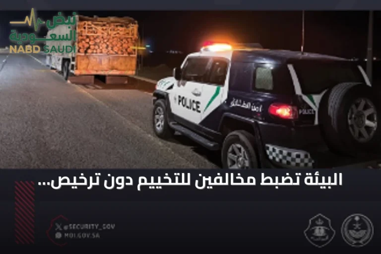 البيئة تضبط مخالفين للتخييم دون ترخيص وبيع حطب محلي في عسير والجوف