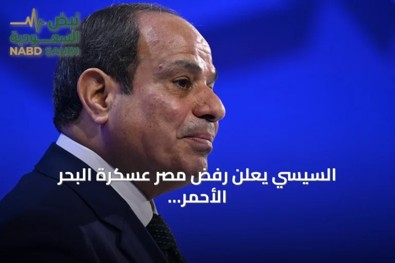السيسي يعلن رفض مصر عسكرة البحر الأحمر ويحث على إنهاء الحرب في السودان
